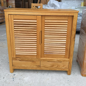 Tủ giày dép gỗ sồi